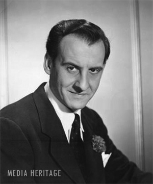 Hans Conried Jr. was the voice of many characters on radio and tv. Notably Snidley Whiplash and Captain Hook.