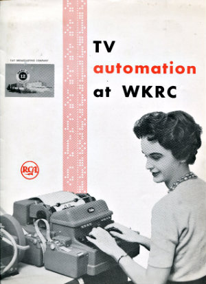 24-page booklet booklet for WKRC on a early television production system built by RCA